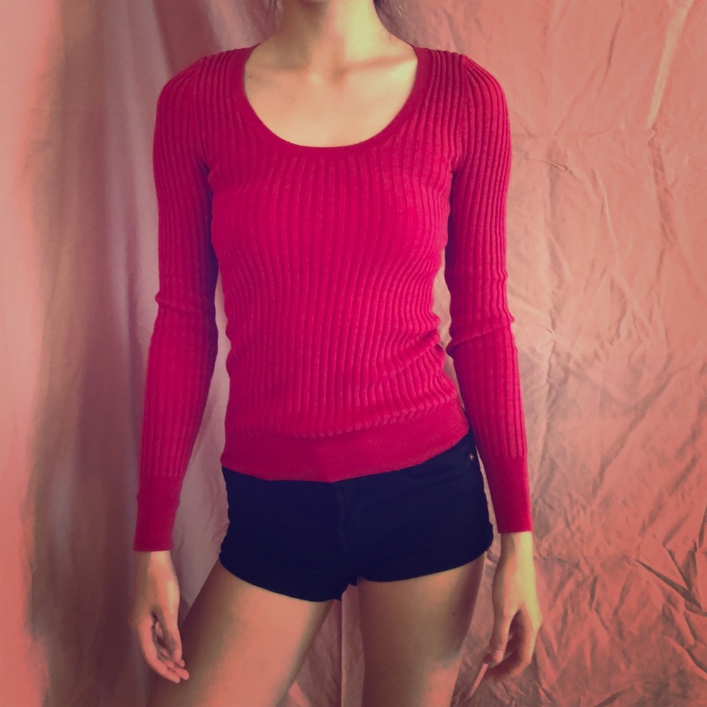 5/$25 Victoria Secret Ribbed Knit Sweater Xs